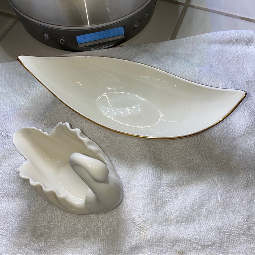 Lenox Swan and Oval Dish